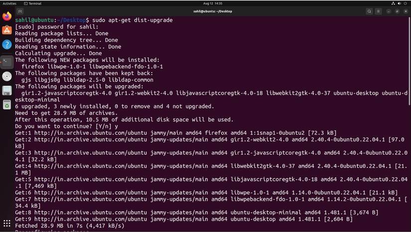 APT kept packages