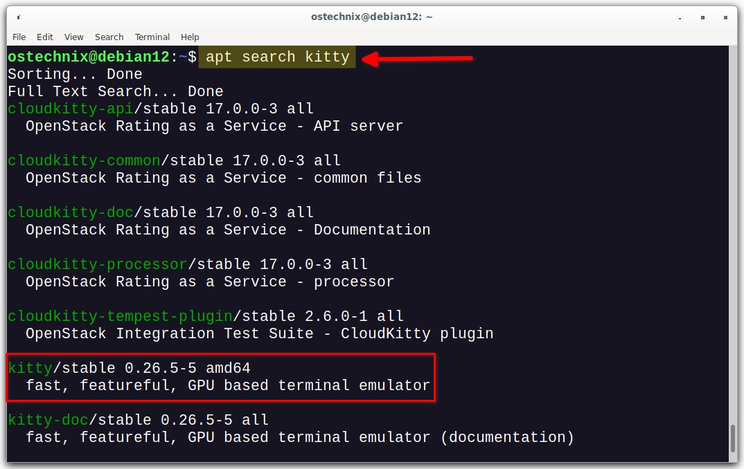 APT package candidates