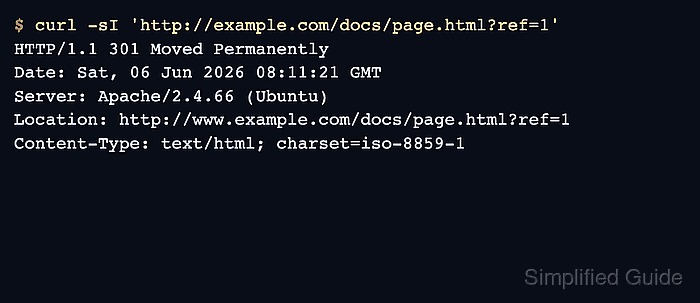 Apache redirect example