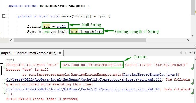 Apache runtime failures