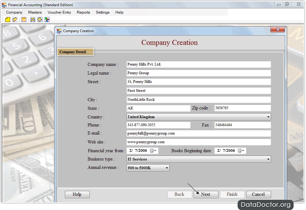 Application recovery inventory