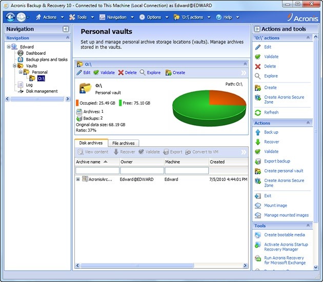 Archive backup decisions