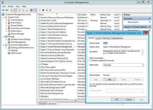 Backup service dependencies