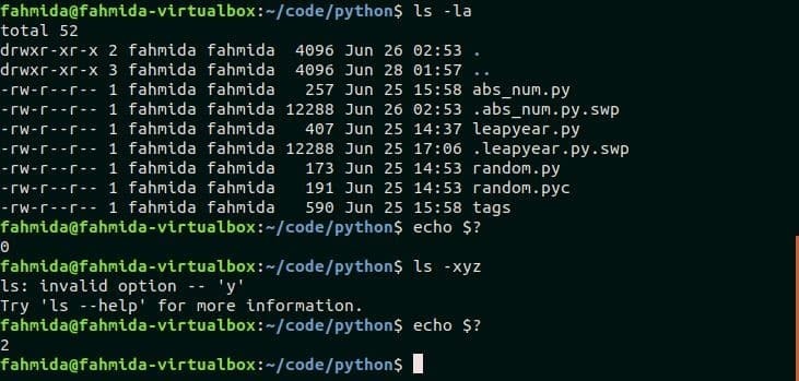 Bash error handling
