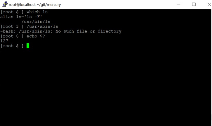 Bash exit status
