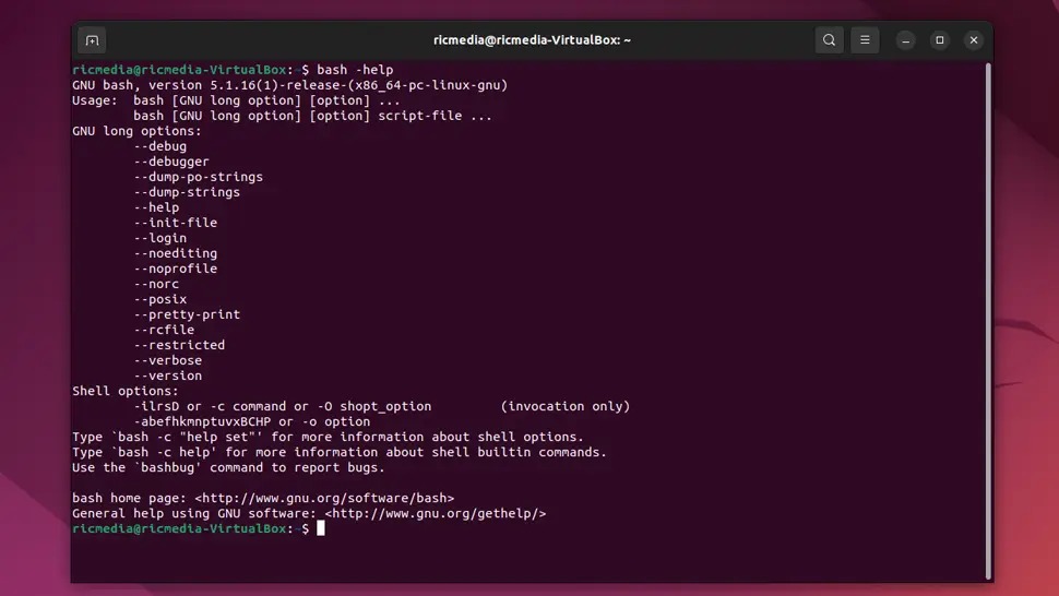 Bash terminal prerequisites
