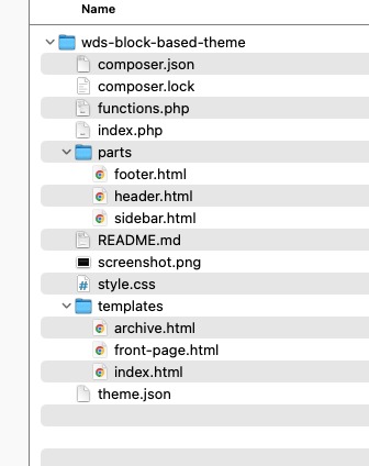 Block theme editing controls