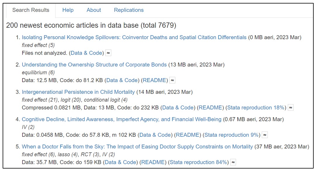 Bounded journal search