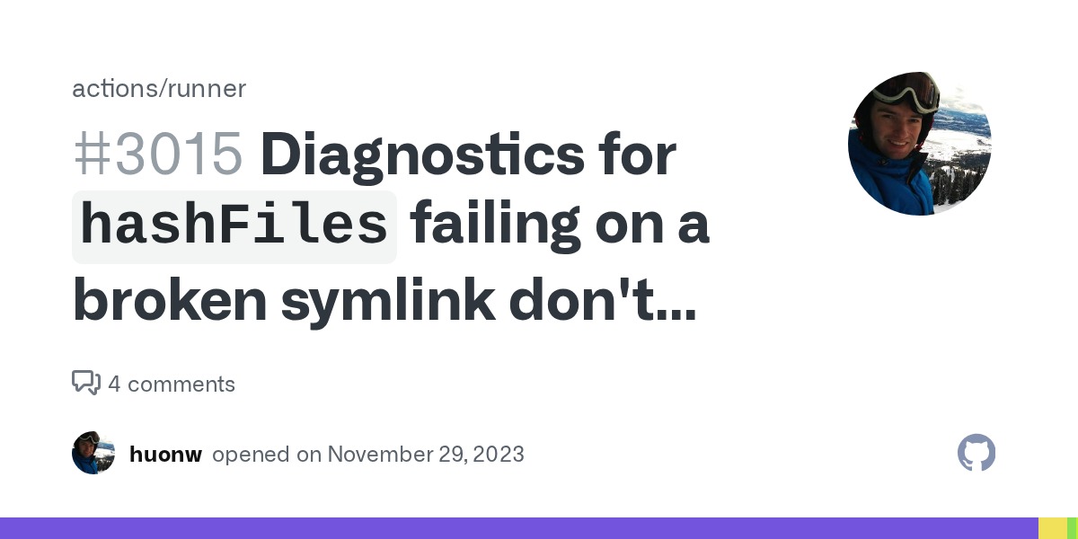 Broken symlink diagnosis