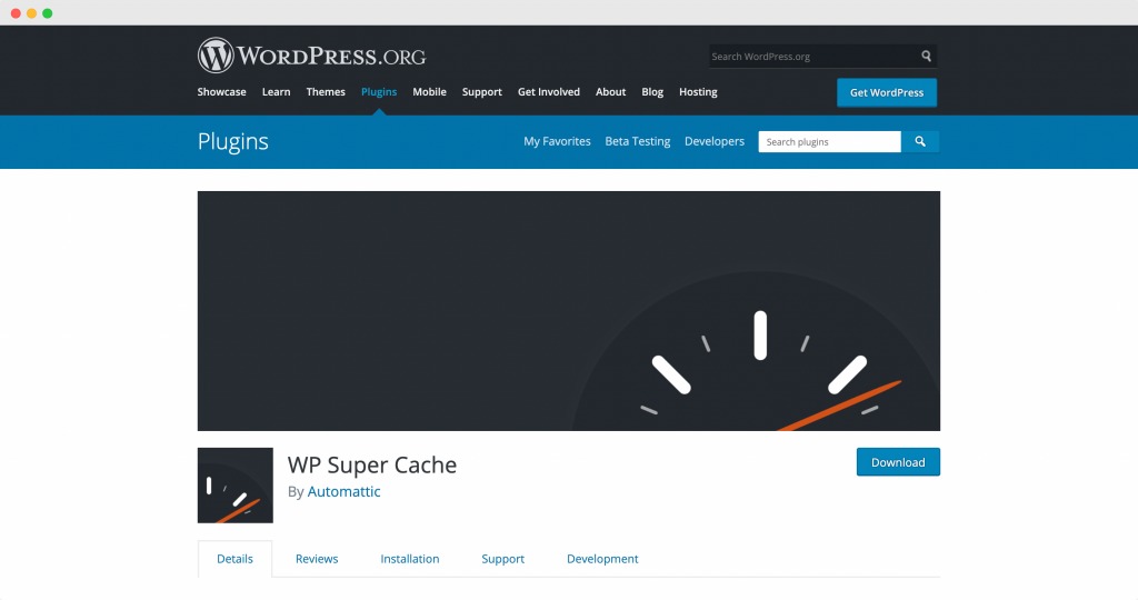 Caching plugin shortlist