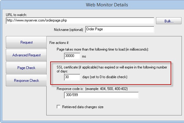 Certificate expiration monitoring