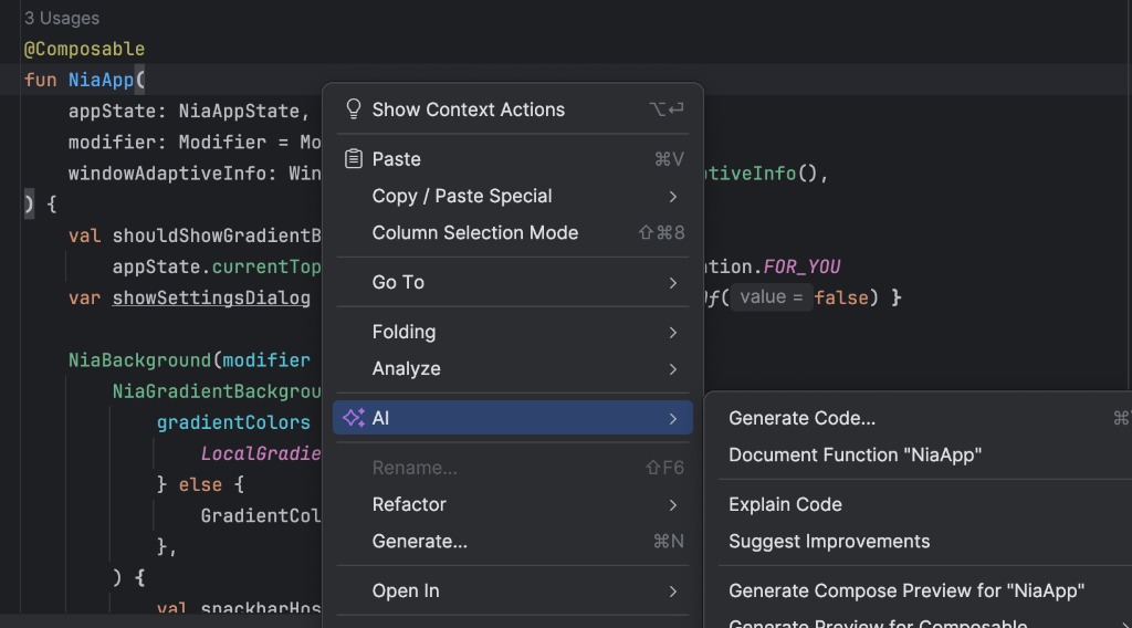 Compose configuration example