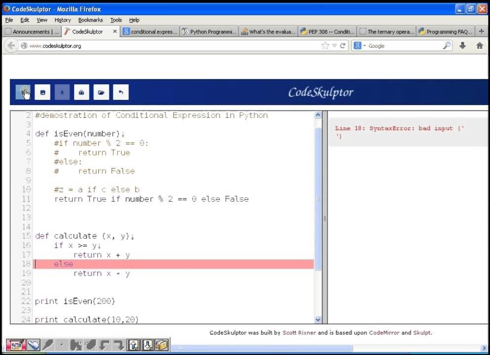 Conditional fallback comparison
