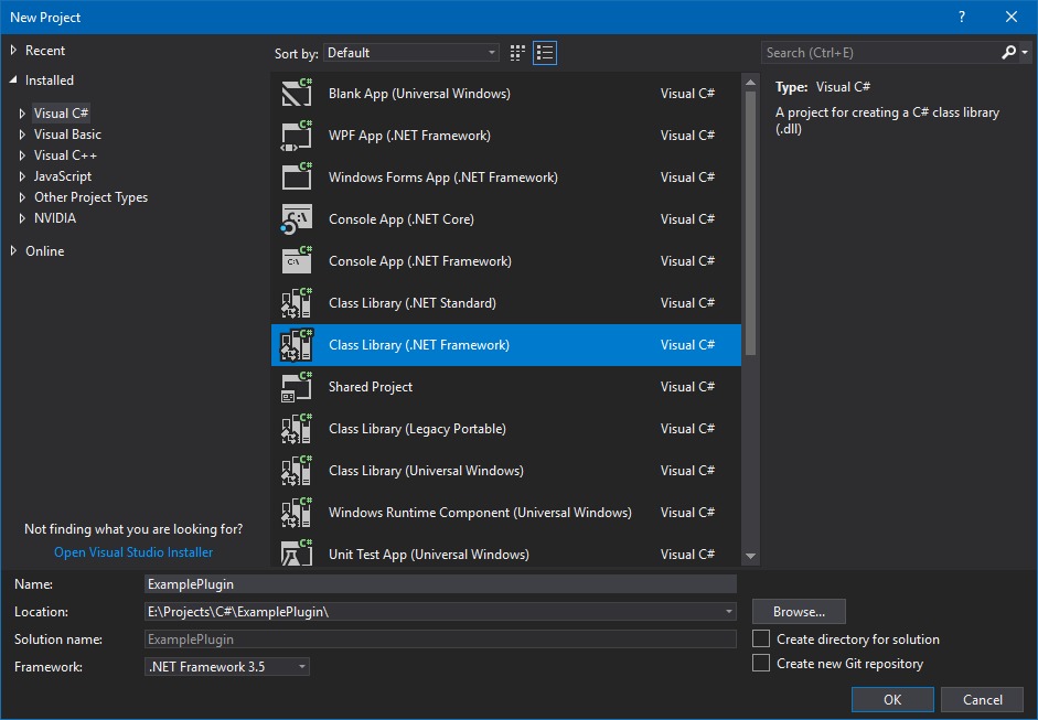 Core plugin settings