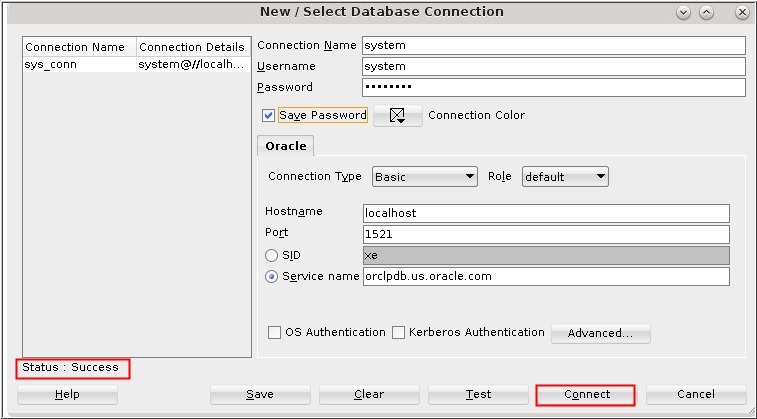 Database connection identity