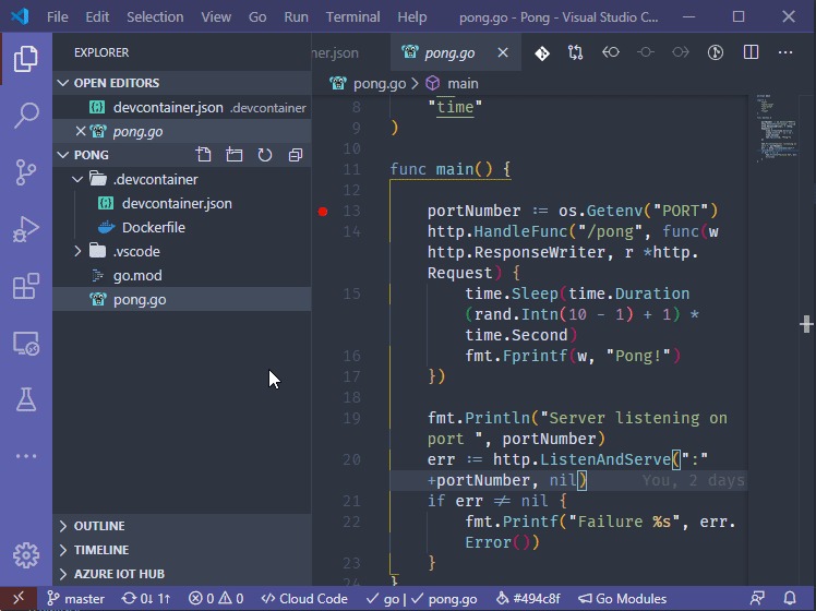 Docker Compose services