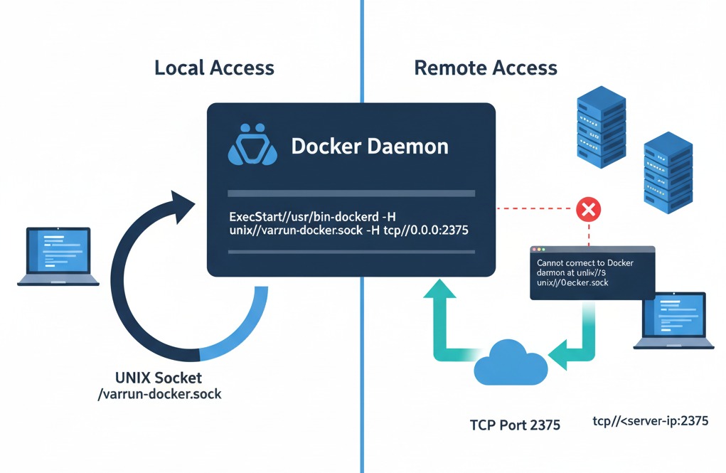 Docker socket access