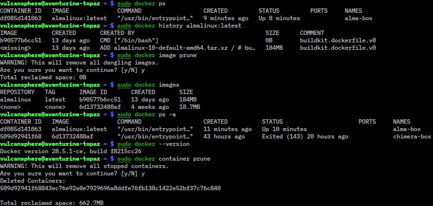 Docker volume archive