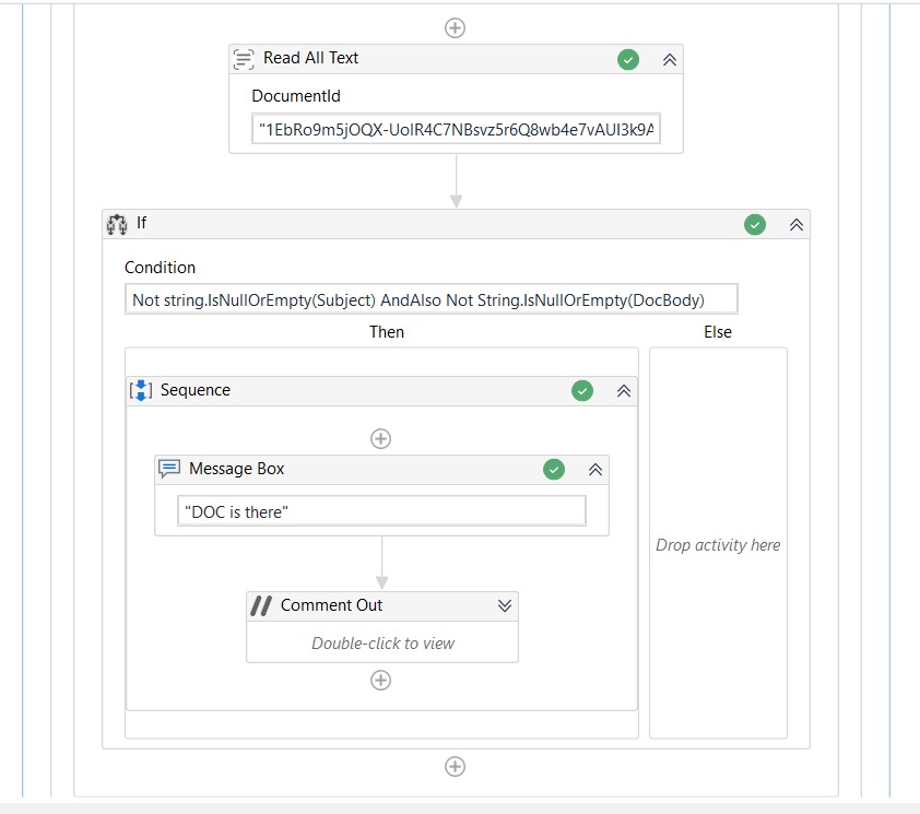 Empty variable test