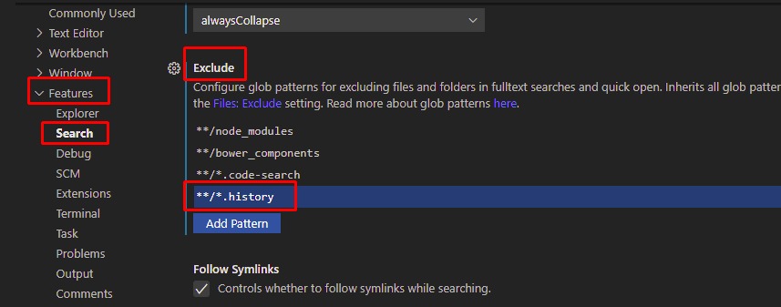 Exclude archive files