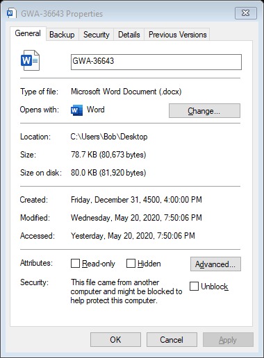 File move verification