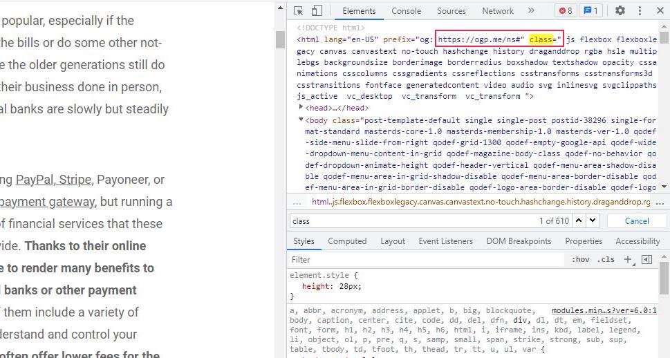 Finding plugin features
