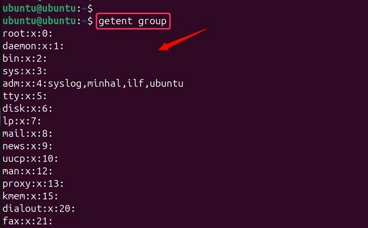 Getent lookup status