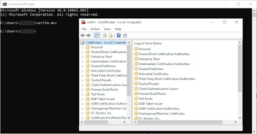HTTPS certificate validation