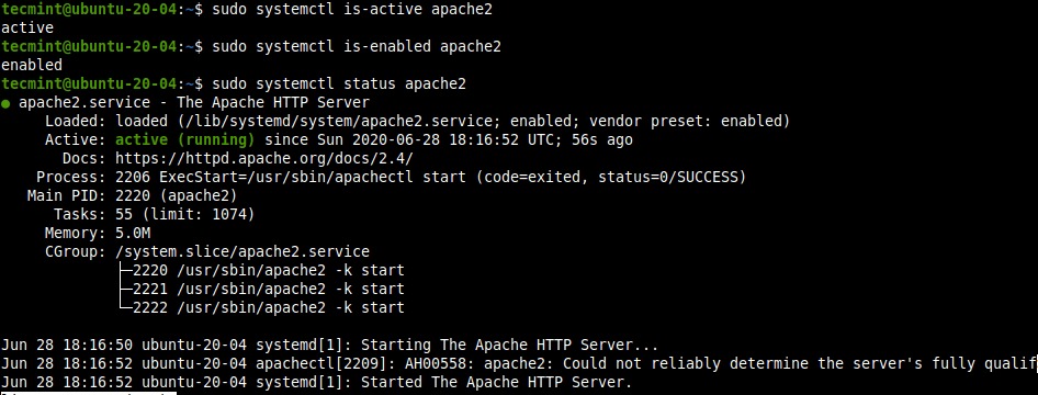 Install Apache Linux