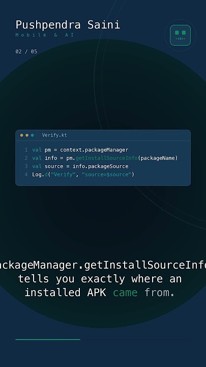 Installed package verification