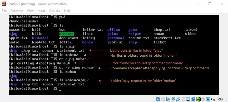 Linux copy errors