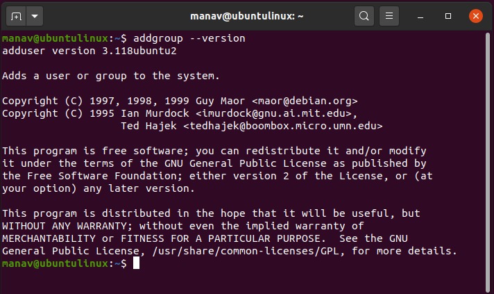 Linux group commands
