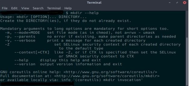 Linux mkdir errors