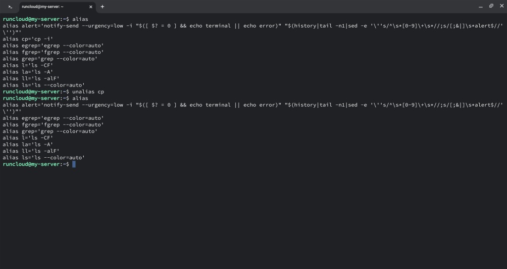 Linux overwrite options
