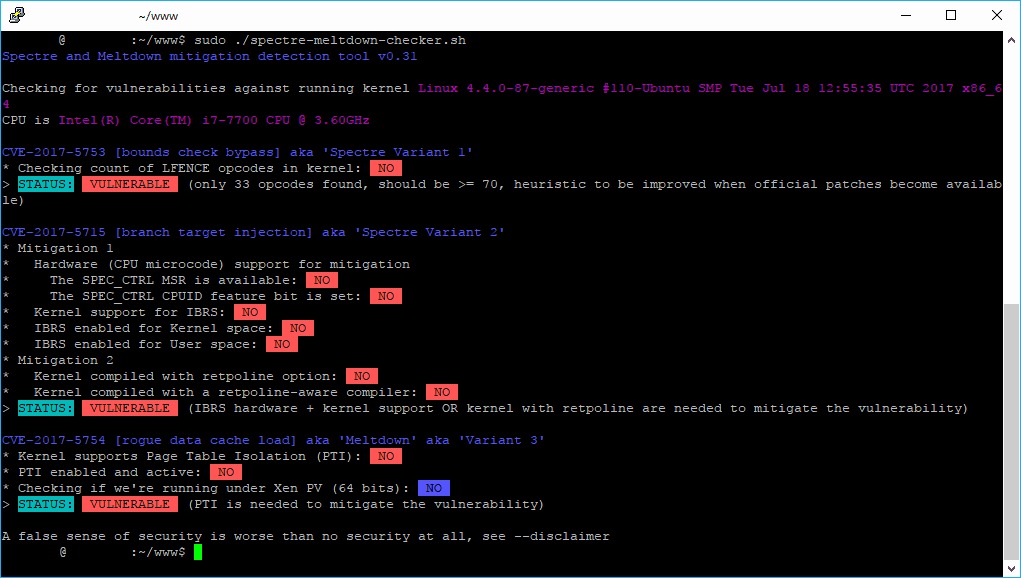 Linux resource checks