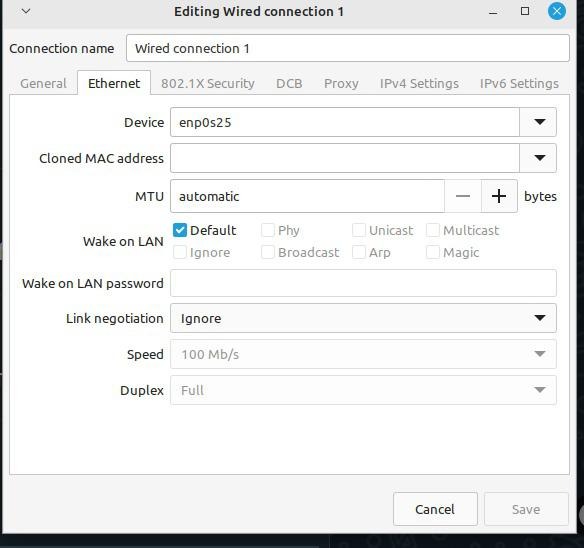 Linux server address