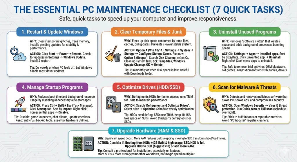 Maintenance task selection