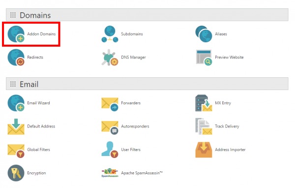 Multisite domain choices