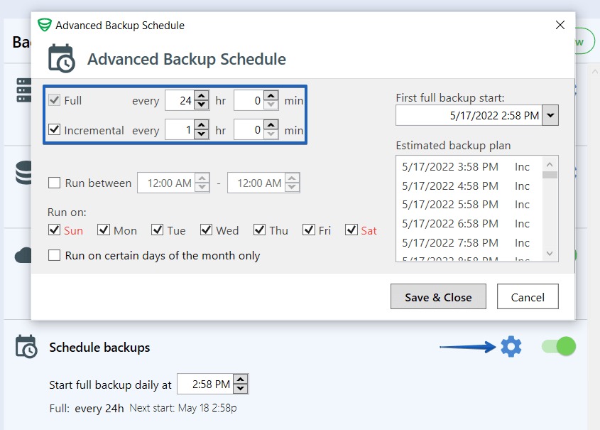 MySQL recovery planning