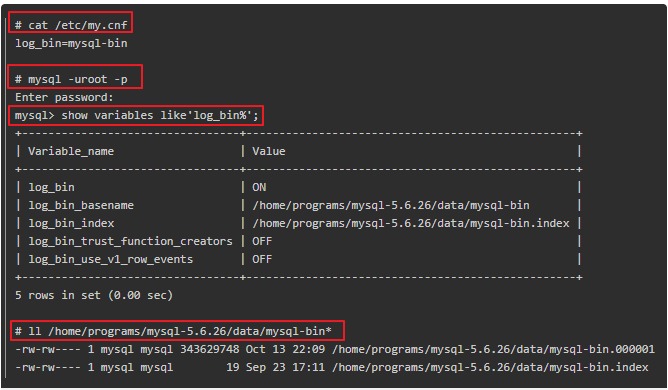 MySQL recovery verification