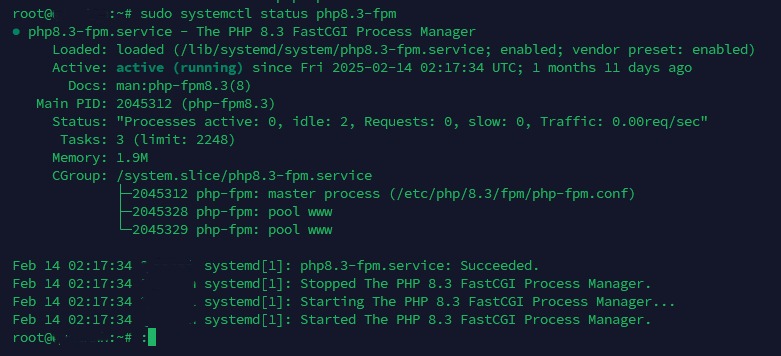 Nginx PHP configuration