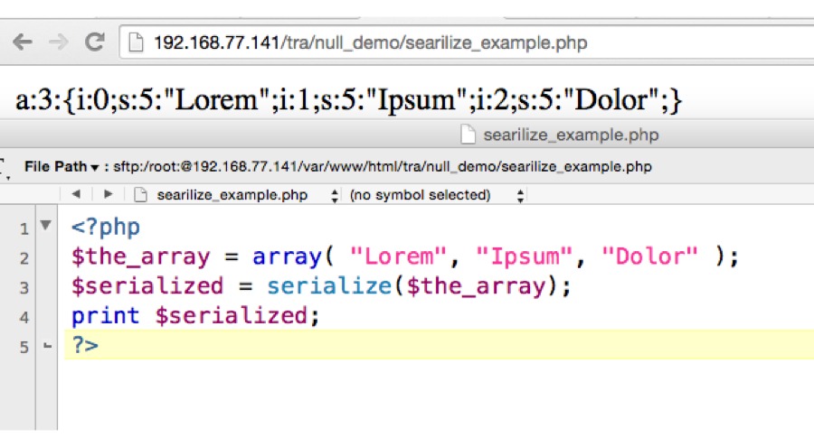 PHP serialized strings
