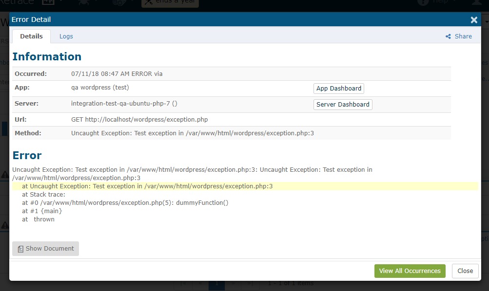 PHP troubleshooting symptoms