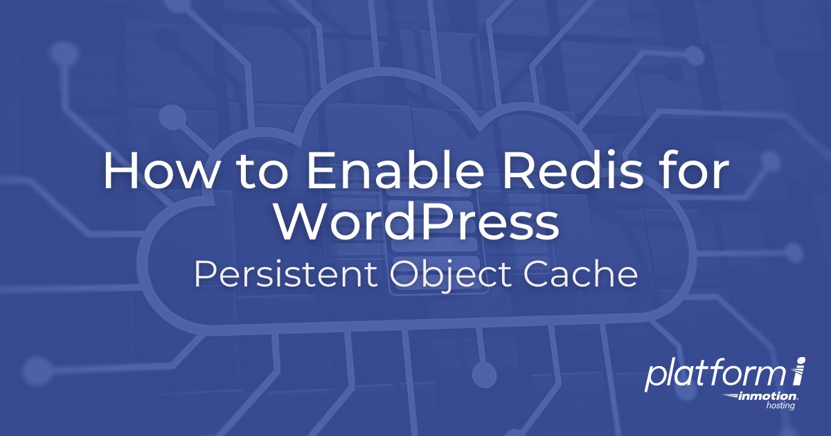 Persistent object cache