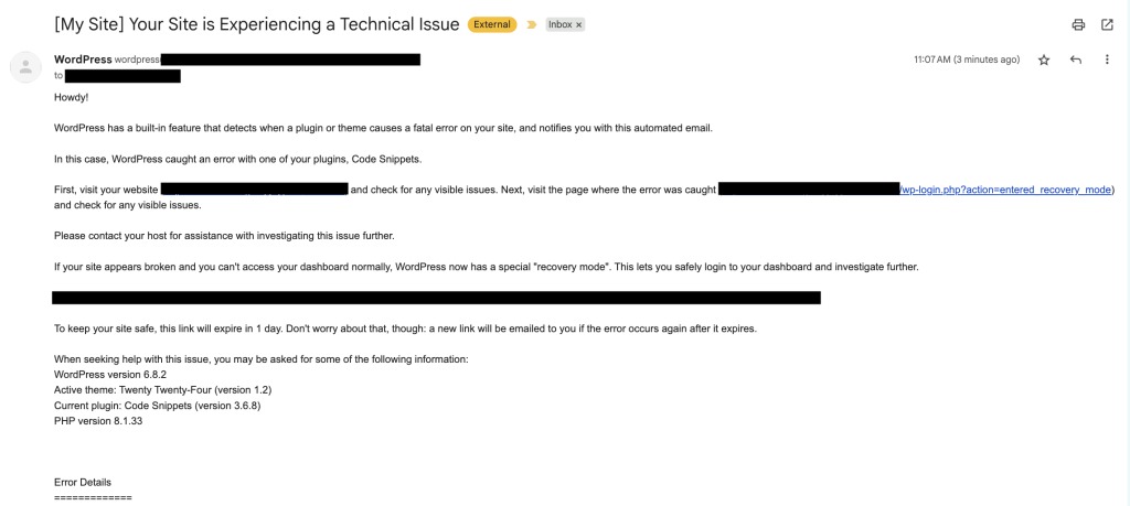 Plugin version recovery