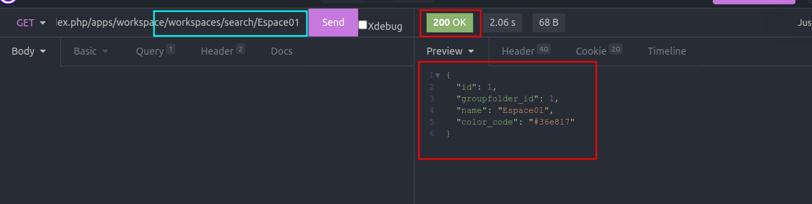 Query string routing