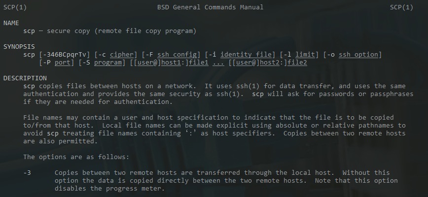 Recursive SCP directory transfer