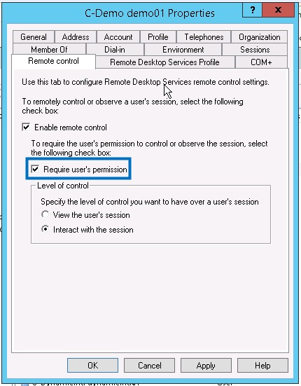 Remote directory permission inspection