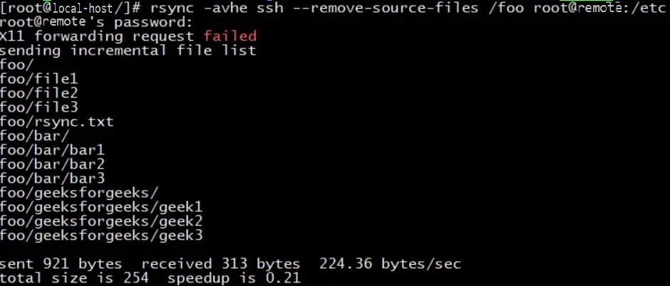 Rsync delete behavior