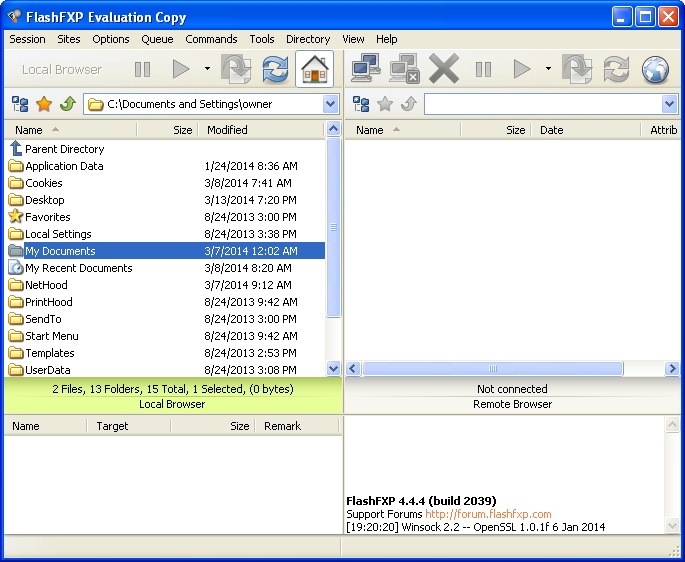 SSH included files